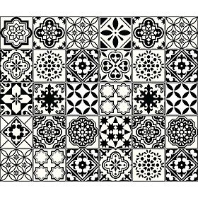 Decal Gạch Bông miếng lẻ 20x20cm - Decal dán tường, dán bếp - Trang trí nhà cửa