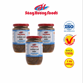 3 Hũ Mắm Cá Sặc Sông Hương Foods Hũ 400g