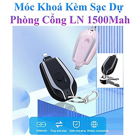 Mua Combo 2 Móc Khoá Kèm Sạc Dự Phòng Cổng Ln Cho Ip 1500Mah Thời Trang