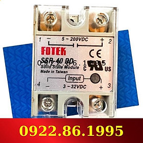 Relay bán dẫn FOTEK SSR-40DD hàng mới