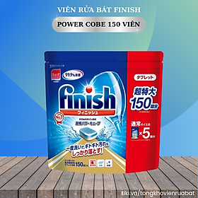 Viên rửa bát Finish tổng hợp túi 150 viên Nhật bản