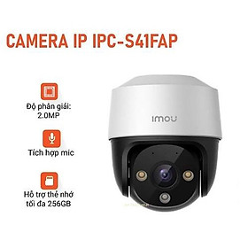 Camera IP wifi imou IPC-S41FP speed Dome hồng ngoại không dây 4.0 Megapixel - Hàng chính hãng