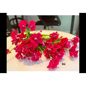 Chậu hoa thuỷ tiên giả trang trí – Nhiều màu sắc – Bình hoa cắm sẵn cây giả, hoa lụa decor – Cụm hoa dài khoảng 30 cm gồm 7 nhánh – Bình hoa cao từ 30 đến 35 cm