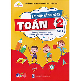 Sách - Bài tập hằng ngày Toán 2 tập 2 (Biên soạn theo chương trình sgk Kết nối tri thức với cuộc sống)