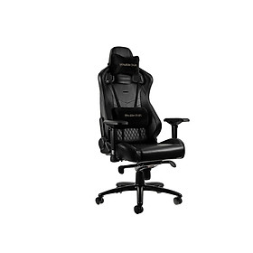 Mua Ghế gaming cao cấp Noblechairs Epic Real Leather (da thật) Black - Hàng chính hãng