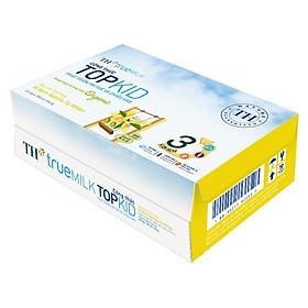 Thùng sữa tươi tiệt trùng TOPKID kem vanilla tự nhiên 180ml x 48 hộp