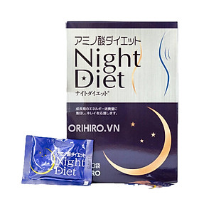 Viên uống tiêu mỡ Night Diet Orihiro hộp 60 gói