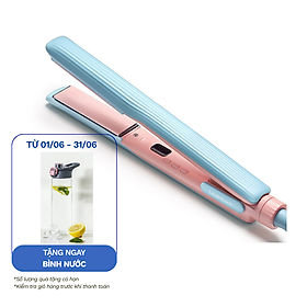Máy duỗi tóc LocknLock ENA222BLU Hair straightener 220V, 50Hz, 42W - 5 mức nhiệt - Ion âm - Màu xanh dương - Hàng chính hãng