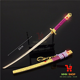 Mô hình game Naraka Bladepoint - Doujigiri Yasutsuna - Tím 22cm