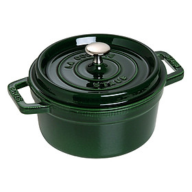 Nồi gang tròn Staub Xanh rêu 22cm