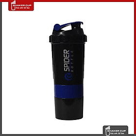 Bình lắc thể thao 3 ngăn shake bottle Spider Bottle