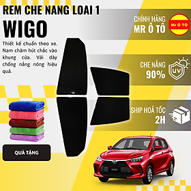 Rèm Che Nắng Xe Toyota WIGO Loại 1 Mr Ô TÔ Bảo Hành 24 tháng Cam Kết Chuẩn Khít Theo Xe
