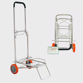 Mua Xe Đẩy Xếp Gọn Thái Sơn - tải trọng 50 Kg chất liệu inox ( HÀNG CHÍNH HÃNG - ĐỔI TRẢ MIỄN PHÍ )