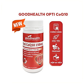 Viên bổ tim mạch Goodhealth CoQ10 +Dầu cá - Điều hòa huyết áp - Giảm choleterol - Chống oxy hóa [Nhẩu khẩu New Zealand]