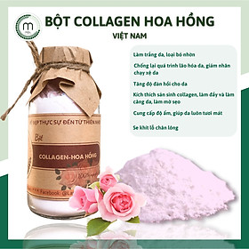 Bột Collagen, Hoa Hồng đắp mặt chống lão hóa nguyên chất 100ml (70g)