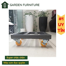 Mua Kệ đôn kê chân chậu cây  dễ dàng di chuyển bánh xe có khóa cố định bánh kê chậu hoa giao hàng ngay