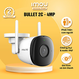 Mua Camera Wifi Imou Bullet 2C (4MP) I Phát hiện con người I Chống nước IP67 I Ghi hình có âm thanh I Hàng chính hãng