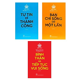 Hình ảnh Bộ Sách Keep Calm: Bạn Chỉ Sống Có Một Lần + Tự Tin Để Thành Công + Bỉnh Thản Và Tiếp Tục Vui Sống (Bộ 3 Cuốn)