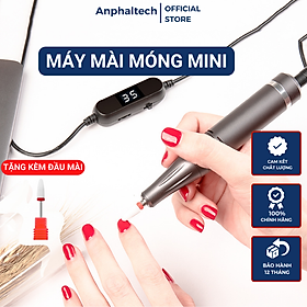 Máy Mài Móng Mini Cầm Tay MANICURE UV201-P, Máy Mài Nail Mini Cắm Dây Trực Tiếp Nguồn USB-Tặng Kèm Đầu Mài