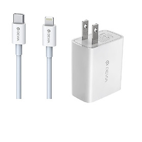 Mua Combo củ cáp Devia PD QuickCharge PD 18W 5V/3A sạc nhanh - hàng chính hãng