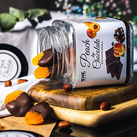 ĐÀO NHÚNG SOCOLA 120g SHE CHOCOLATE - thích hợp ăn vặt văn phòng, đặc biệt có thể dùng làm quà tặng