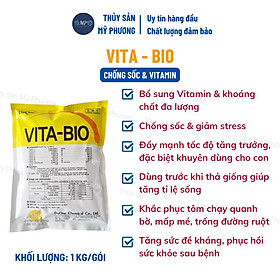Bổ sung vitamin khoáng điện giải chống sốc Vita Bio kích thích lột ăn mạnh tăng trọng cho tôm thẻ cá lươn ếch ốc ba ba