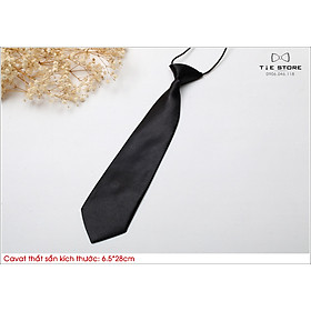 Cà vạt nữ thắt sẵn bản nhỏ 6*26cm- cavat vạt thắt sẵn