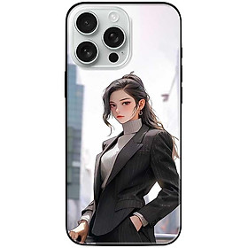 Ốp lưng cho IPhone 15 - 15 Plus - 15 Pro - 15 Pro Max - 16 - 16 Plus - 16 Pro - 16 Pro Max - Nữ Tổng Tài - Hàng Chính Hãng