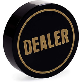 Nút đại lý pha lê | Puck Poker hạng nặng cao cấp chất lượng | Lớn 3 inch