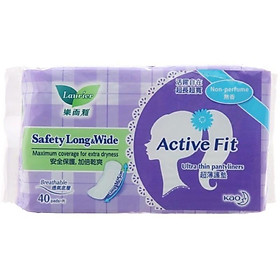 Băng vệ sinh Hàng ngày Laurier Active Fit siêu thấm 40 miếng