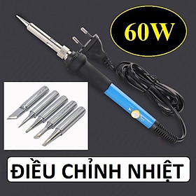 ￼MỎ HÀN THIẾC MÀU XANH ĐIỀU CHỈNH NHIỆT ĐỘ 60W 220V MỎ HÀN CHÌ