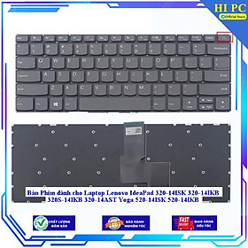 Mua Bàn Phím dành cho Laptop Lenovo IdeaPad 320-14ISK 320-14IKB 320S-14IKB 320-14AST Yoga 520-14ISK 520-14IKB - Hàng Nhập Khẩu