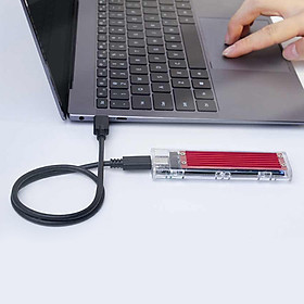 Box ổ cứng M.2 PCIe NVMe trong suốt - tản nhiệt - USB 3.1 TCM2-C3