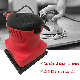 Mua Máy chà nhám gỗ công suất lớn 350w  tốc độ 12000v/p - Máy chà nhám vuông cỡ đĩa 100x110mm