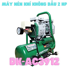 Mua Máy Nén Khí Không Dầu Dekton 12 Lít DK-AC3912 (2 HP  12 Lít) - Lên Hơi 20 Giây Đầy Bình)