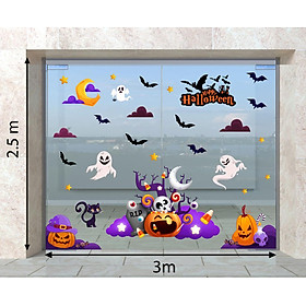 DECAL TRANG TRÍ HALLOWEEN 2023 COMBO SỐ 23