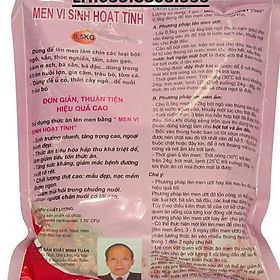 Mua MEN Vi Sinh HOẠT TÍNH - MEN Ủ Thức Ăn Vi Sinh Hoạt Tính được dùng để lên men thức ăn chăn nuôi