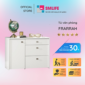 Mua Tủ để tài liệu bằng gỗ thiết kế hiện đại kiểu dáng nhỏ gọn SMLIFE Frarrah