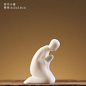 Mua Tượng vô danh cỡ nhỏ trang trí tiểu cảnh bonsai ghép lũa- Trang trí kết hợp cùng tượng phật tạo khung cảnh tịnh tâm