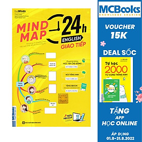 Download sách Mindmap 24h English - Giao Tiếp Tiếng Anh Bằng Sơ Đồ Tư Duy - Học Kèm App Online