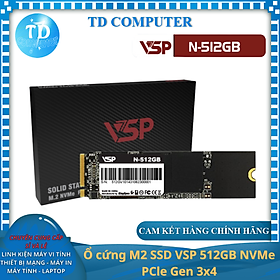 Mua Ổ cứng M2 SSD VSP 512GB NVMe PCle Gen 3x4 - Hàng chính hãng Tech Vision phân phối