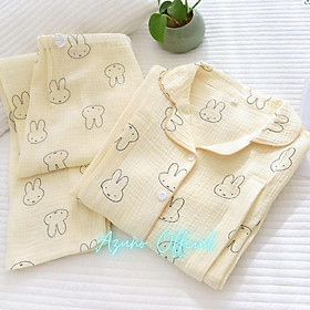 Đồ Bộ, Pijama Bầu Và Sau Sinh Cho Mẹ Azuno AZ2005 Chất Đũi Xốp Cao Cấp Mặc