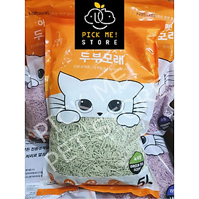 Cát Đậu Nành Vệ Sinh Cho Mèo - Acropet 5L | Có thể xả bồn cầu |Tofu