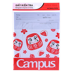 Túi Giấy Kiểm Tra 4 Ô Ly Campus TP-AF70G-15 (15 Tờ Đôi)