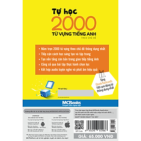 [Download Sách] Tự học 2000 từ vựng tiếng Anh theo chủ đề - TKBooks 