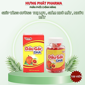 Viên dầu gấc giúp sáng mắt Viphar tăng cường thị lực