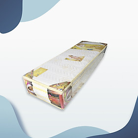 Mua Nệm cao su Ansanko 1m6 gấp 2  vải gấm Damask cao cấp có chần - Hoa văn màu sắc ngẫu nhiên. - 10cm