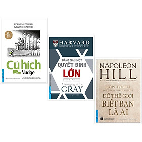 Combo Cú hích + Đằng sau một quyết định lớn + Để thế giới biết bạn là ai - Trí Việt