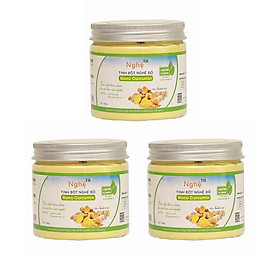 3 Hộp Tinh bột nghệ đỏ 250g