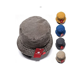 PREMI3R Mũ xô Nón Premier Denim Bucket Hat Mũ lưỡi trai phong cách hàn quốc nón thương hiệu chính hãng [만렙모자] 피그먼트 버킷햇 [S/M/L/XL] D프레임 벙거지 프리미어